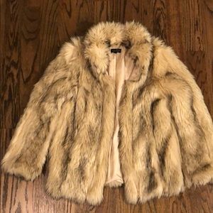 Faux fur coat